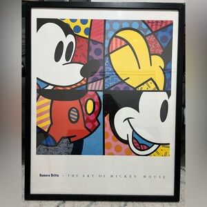 ROMERO BRITTO • Mickey From Head to Toe Poster Art